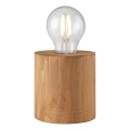 Brilliant - Lampa stołowa WOODRA 1xE27/20W/230V sosna