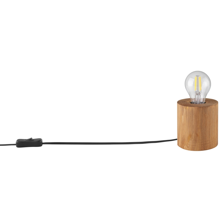 Brilliant - Lampa stołowa WOODRA 1xE27/20W/230V sosna