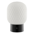 Brilliant - Lampa stołowa zewnętrzna SARASTRO LED RGBW, ściemnialna, ładowalna, dotykowa, 3W/5V, 2700K, 1800 mAh, IP44, biała