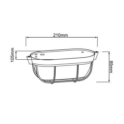 Brilliant - Lampa sufitowa BOBBI 1xE27/40W/230V czarna