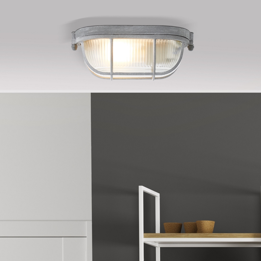 Brilliant - Lampa sufitowa BOBBI 1xE27/40W/230V szara