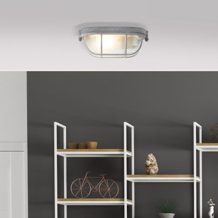 Brilliant - Lampa sufitowa BOBBI 1xE27/40W/230V szara