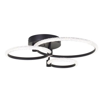 Brilliant - Lampa sufitowa LED AYDIN 34W 230V, czarna, 3000-6500K, z pilotem