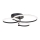 Brilliant - Lampa sufitowa LED AYDIN 34W 230V, czarna, 3000-6500K, z pilotem