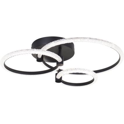 Brilliant - Lampa sufitowa LED AYDIN 34W 230V, czarna, 3000-6500K, z pilotem