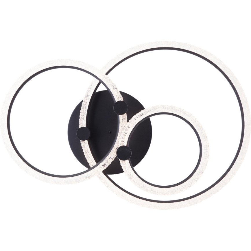 Brilliant - Lampa sufitowa LED AYDIN 34W 230V, czarna, 3000-6500K, z pilotem