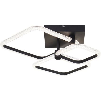 Brilliant - Lampa sufitowa LED AYDIN 30W/230V 3000-6500K czarna + pilot zdalnego sterowania