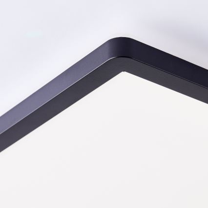 Brilliant - Lampa sufitowa LED MILTON LED/18W/230V 29,3x29,3 cm czarna