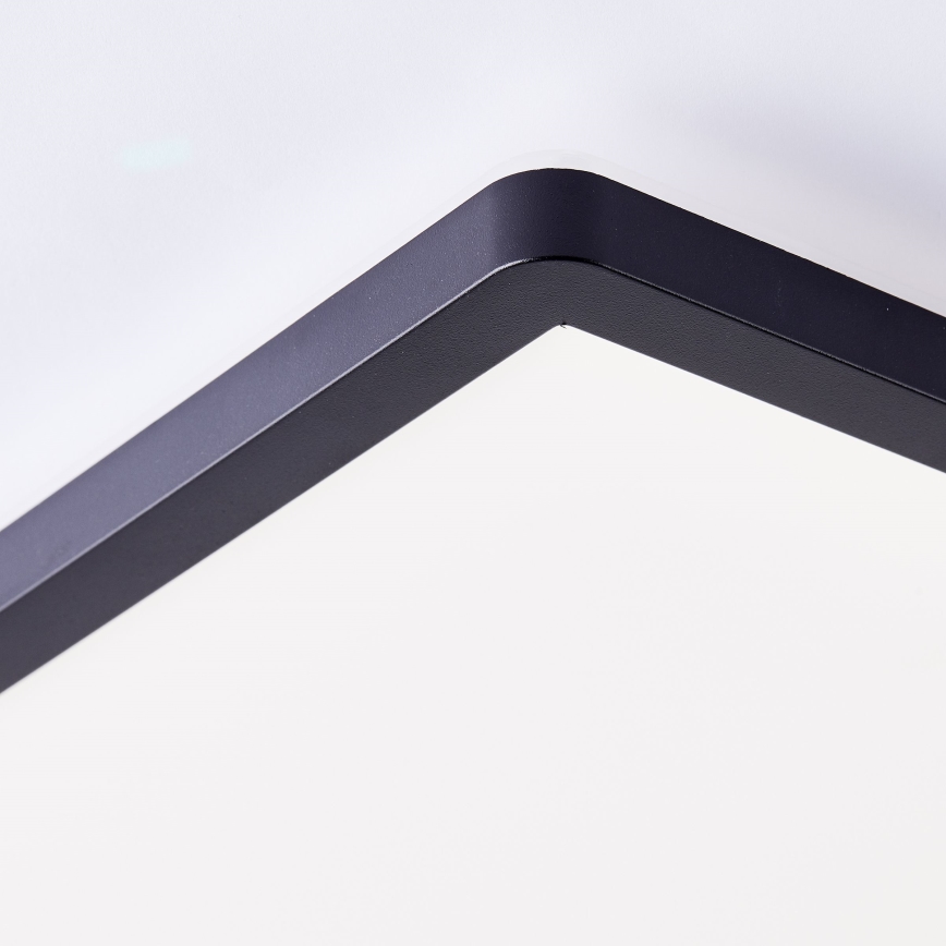 Brilliant - Lampa sufitowa LED MILTON LED/18W/230V 29,3x29,3 cm czarna