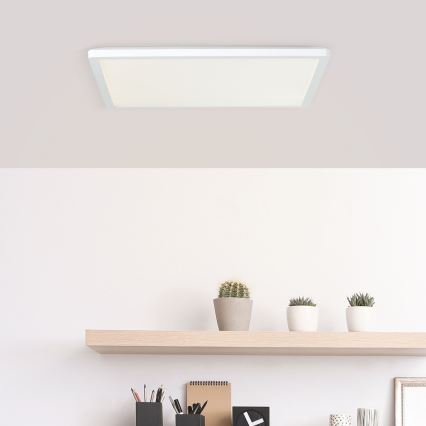 Brilliant - Lampa sufitowa LED MILTON LED/24W/230V 42x42 cm biała