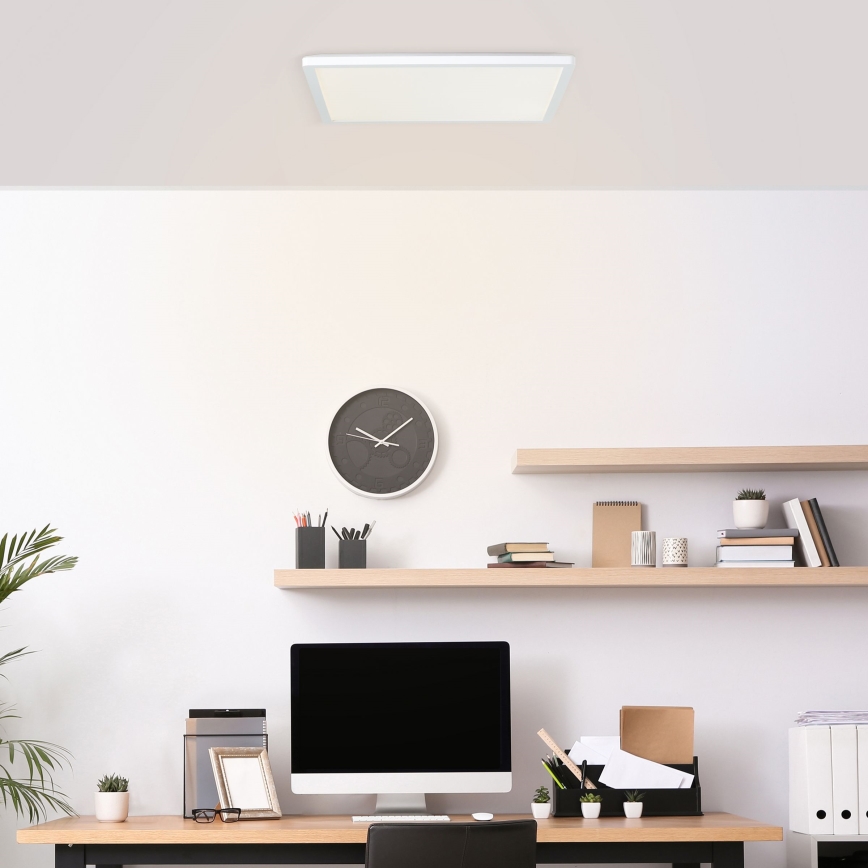 Brilliant - Lampa sufitowa LED MILTON LED/24W/230V 42x42 cm biała