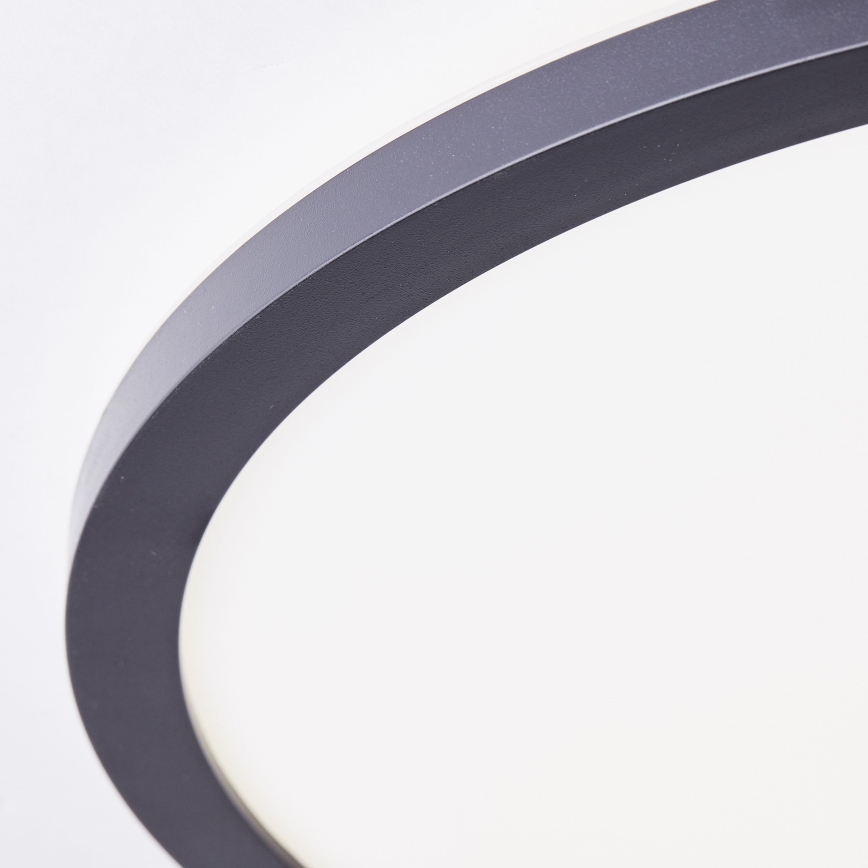 Brilliant - Lampa sufitowa LED MILTON LED/24W/230V śr. 42 cm czarna