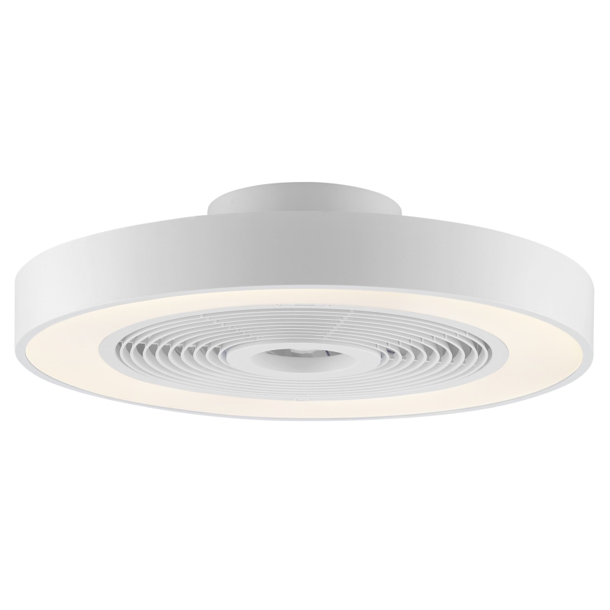 Brilliant - LED RGBW ściemnialna oprawa sufitowa z wentylatorem CATANIA LED/37W/230V 2700-6500K śr. 48,6 cm biała + pilot