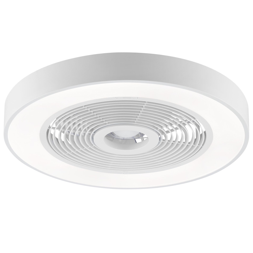 Brilliant - LED RGBW ściemnialna oprawa sufitowa z wentylatorem CATANIA LED/37W/230V 2700-6500K śr. 48,6 cm biała + pilot