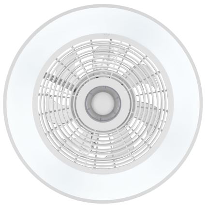 Brilliant - LED RGBW ściemnialna oprawa sufitowa z wentylatorem CATANIA LED/37W/230V 2700-6500K śr. 48,6 cm biała + pilot