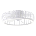 Brilliant - Lampa sufitowa LED ściemnialna z wentylatorem CAPO LED/36W/230V 2700-6500K Ø 48 cm biała + pilot zdalnego sterowania