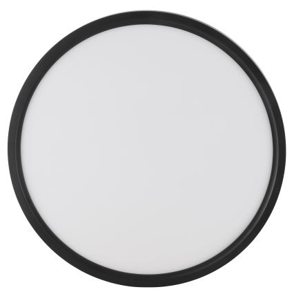 Brilliant - Lampa sufitowa LED z czujnikiem ruchu i zmierzchu GALO LED/26W/230V śr. 40 cm czarna