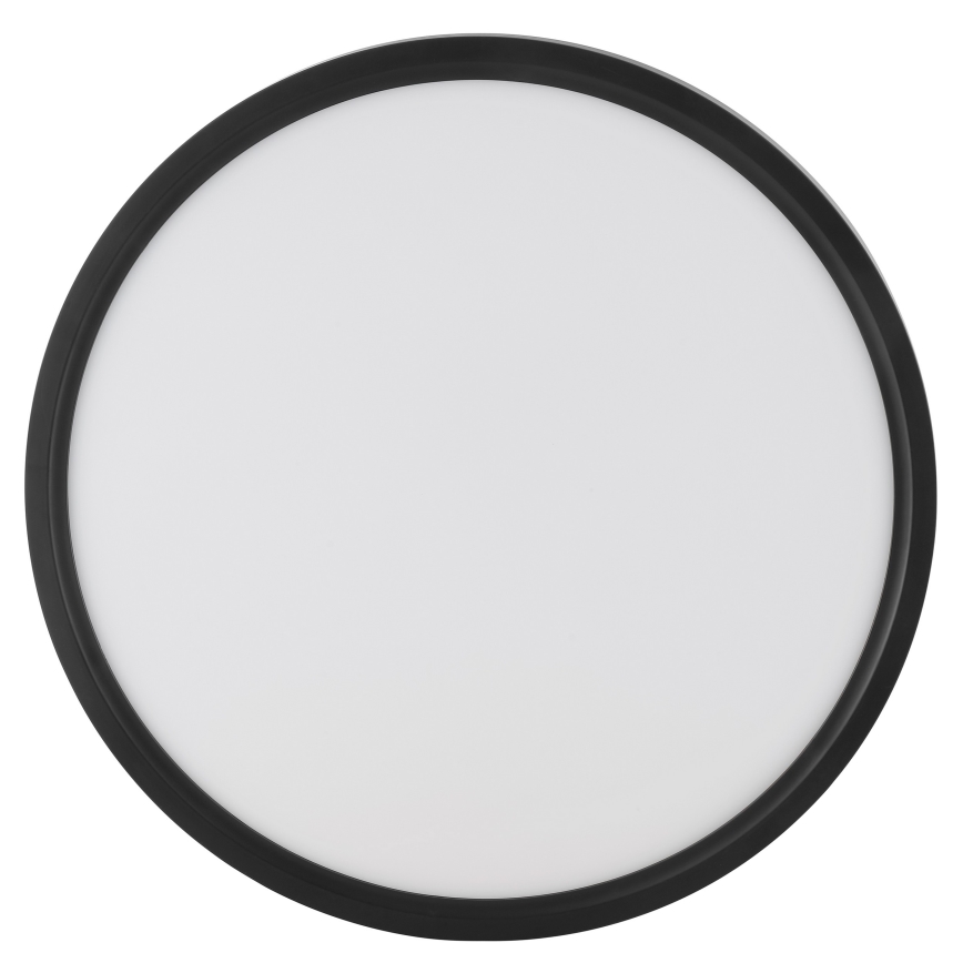 Brilliant - Lampa sufitowa LED z czujnikiem ruchu i zmierzchu GALO LED/26W/230V śr. 40 cm czarna