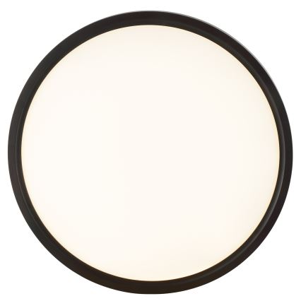 Brilliant - Lampa sufitowa LED z czujnikiem ruchu i zmierzchu GALO LED/26W/230V śr. 40 cm czarna