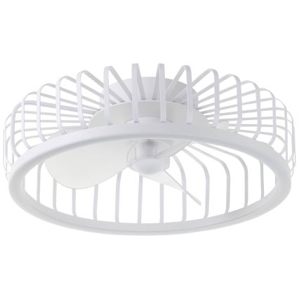 Brilliant - Lampa sufitowa LED ściemnialna z wentylatorem CAPO LED/36W/230V 2700-6500K Ø 48 cm biała + pilot zdalnego sterowania