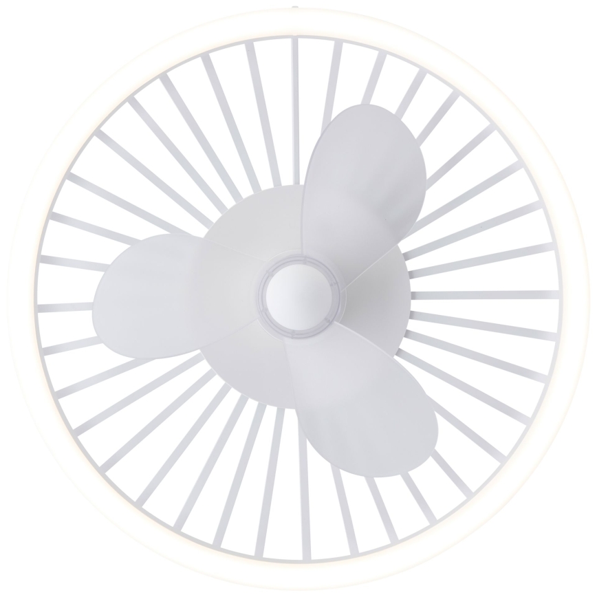 Brilliant - Lampa sufitowa LED ściemnialna z wentylatorem CAPO LED/36W/230V 2700-6500K Ø 48 cm biała + pilot zdalnego sterowania