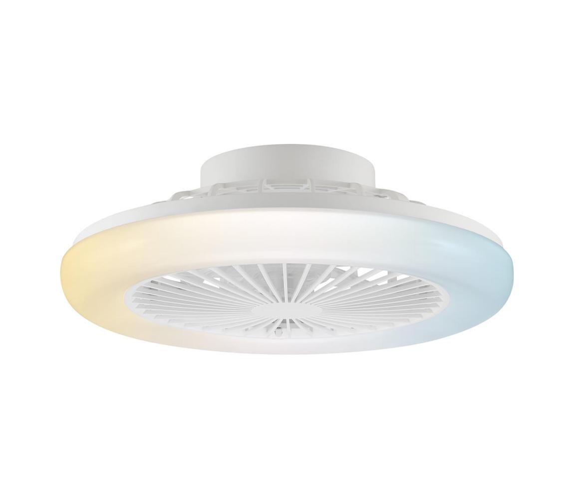 Brilliant - Lampa sufitowa MONTERO LED/20W/230V z wentylatorem, ściemnialna, biała + pilot
