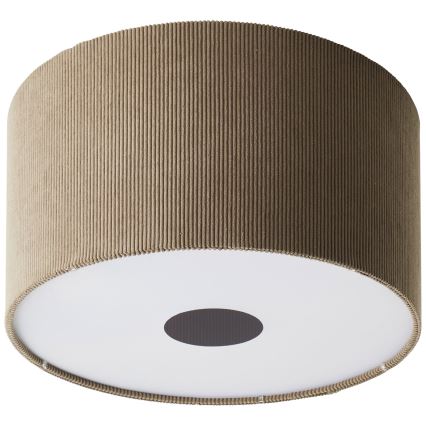 Brilliant - Lampa sufitowa TONY 1xE27/20W/230V śr. 45 cm brązowa