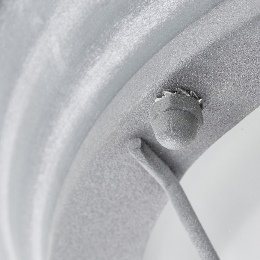 Brilliant - Lampa sufitowa TYPHOON 1xE27/30W/230V Ø 29 cm, szara