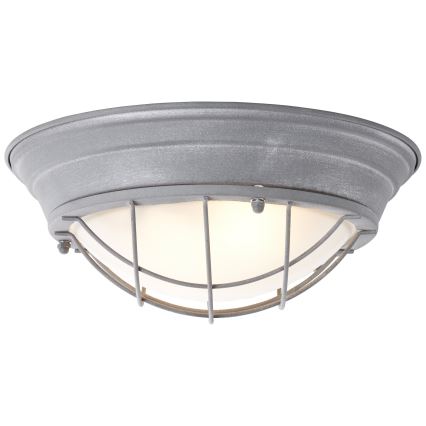 Brilliant - Lampa sufitowa TYPHOON 2xE27/30W/230V śr. 34 cm szara