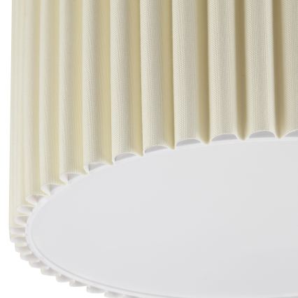 Brilliant - Lampa sufitowa VELIN 2xE27/20W/230V śr. 35 cm kremowa