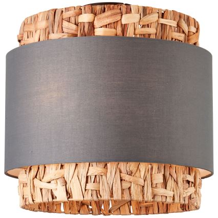 Brilliant - Lampa sufitowa WATERLILLY 2xE27/60W/230V śr. 35 cm szara