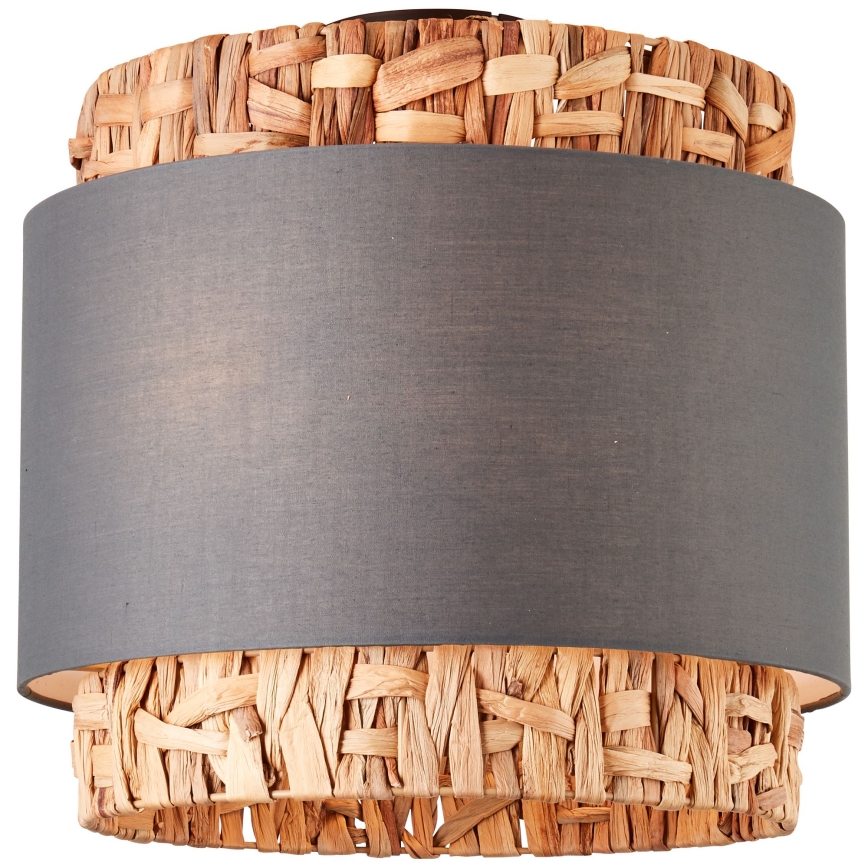 Brilliant - Lampa sufitowa WATERLILLY 2xE27/60W/230V śr. 35 cm szara