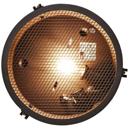 Brilliant - Lampa sufitowa ZOIS 1xE27/60W/230V o średnicy 30 cm, czarna
