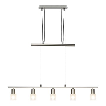 Brilliant - Lampa wisząca LED na linkach LEA 5xE14/4W/230V