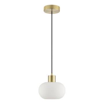 Brilliant - Lampa wisząca na lince FANNY 1xE27/20W/230V średnica 22 cm mosiądz