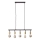 Brilliant - Lampa wisząca na lince TIFFANY 5xE27/28W/230V czarny/mosiądz