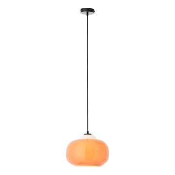 Brilliant - Lampa wisząca na przewodzie BLOP 1xE27/60W/230V pomarańczowa