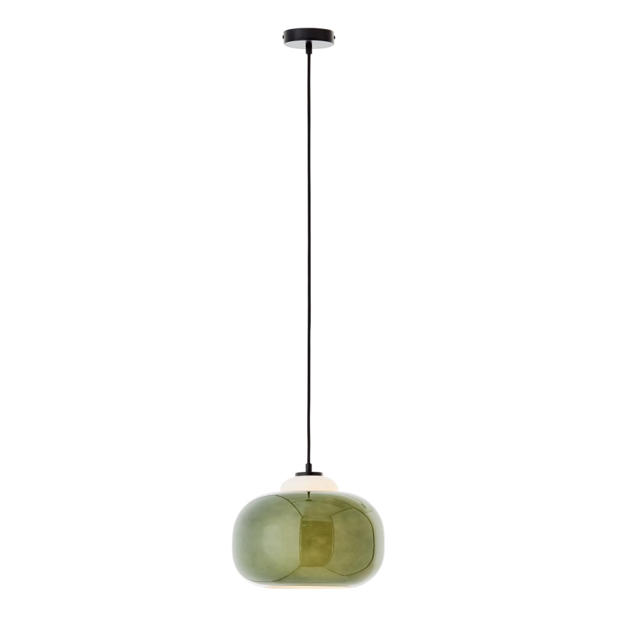 Brilliant - Lampa wisząca na przewodzie BLOP 1xE27/60W/230V zielona