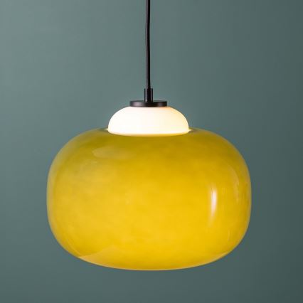 Brilliant - Lampa wisząca na przewodzie BLOP 1xE27/60W/230V zielona