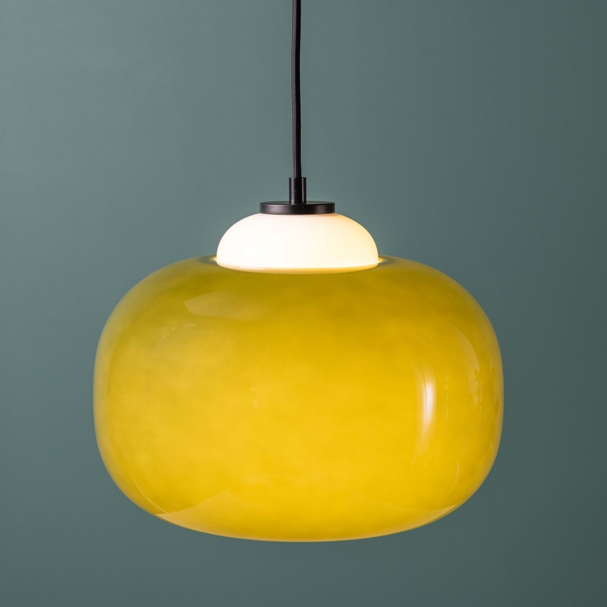 Brilliant - Lampa wisząca na przewodzie BLOP 1xE27/60W/230V zielona