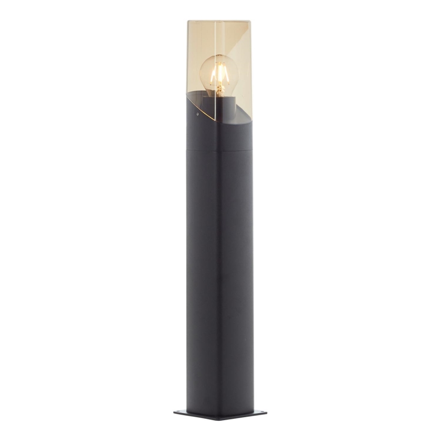 Brilliant - Lampa zewnętrzna MINOU 1xE27/10W/230V 60 cm IP44 czarna/dym