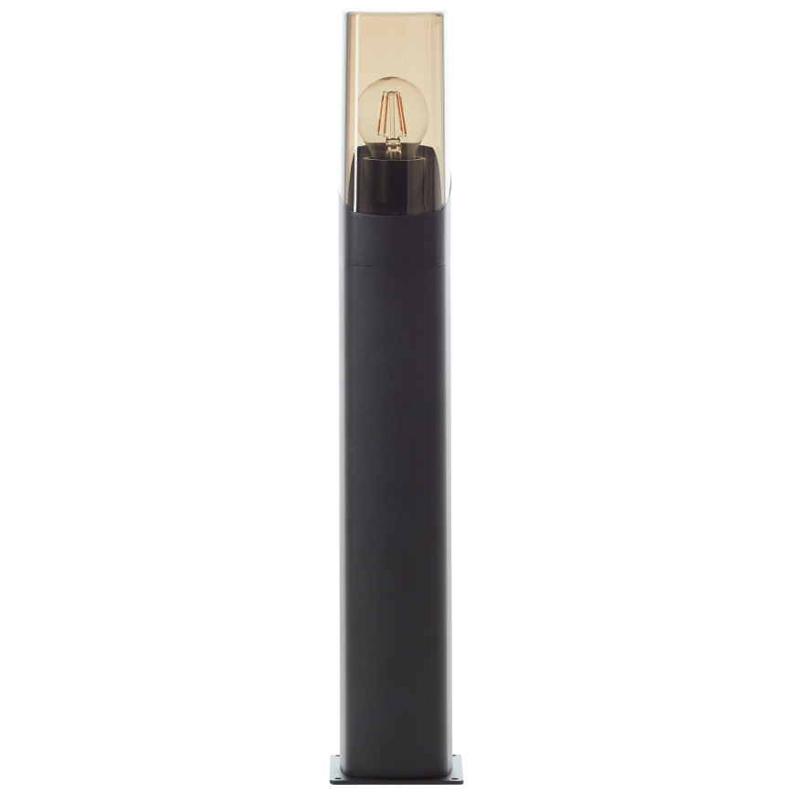 Brilliant - Lampa zewnętrzna MINOU 1xE27/10W/230V 60 cm IP44 czarna/dym