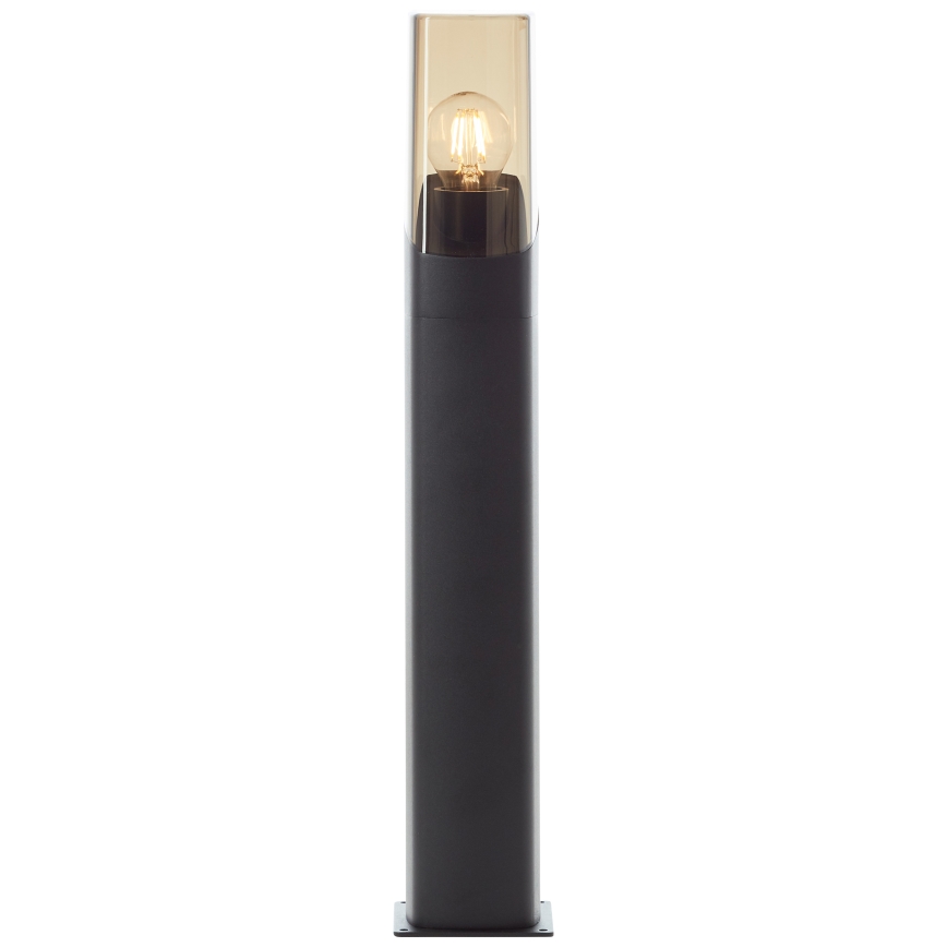 Brilliant - Lampa zewnętrzna MINOU 1xE27/10W/230V 60 cm IP44 czarna/dym