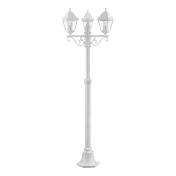 Brilliant - Lampa zewnętrzna NISSIE 3xE27/60W/230V IP44 biała