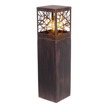 Brilliant - Lampa zewnętrzna WHITNEY 1xE27/52W/230V IP44 patyna/miedziana