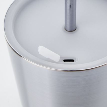 Brilliant - LED zewnętrzna lampa dotykowa ściemnialna XAANA LED/4W/5V 3000/4000/6500K 2600 mAh IP44 chrom błyszczący