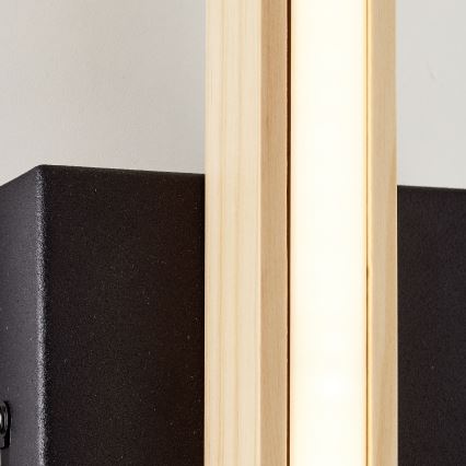 Brilliant - LED Kinkiet ARION LED/7,5W/230V sosna - FSC certyfikowano