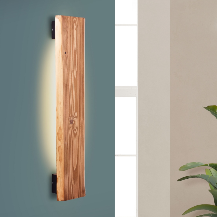 Brilliant - LED Kinkiet FEINGOLD LED/8,5W/230V sosna - FSC certyfikowano