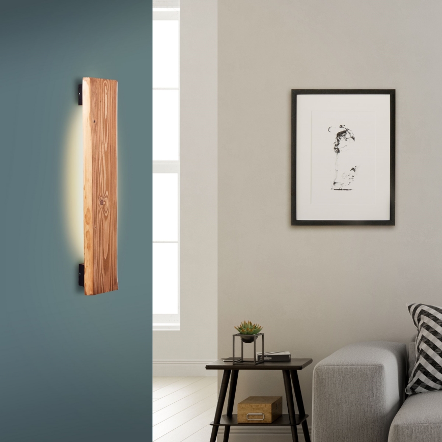Brilliant - LED Kinkiet FEINGOLD LED/8,5W/230V sosna - FSC certyfikowano