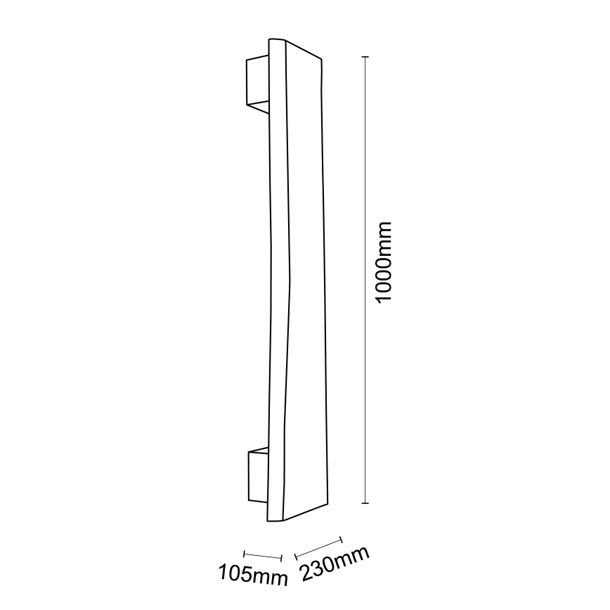Brilliant - LED Kinkiet FEINGOLD LED/8,5W/230V sosna - FSC certyfikowano